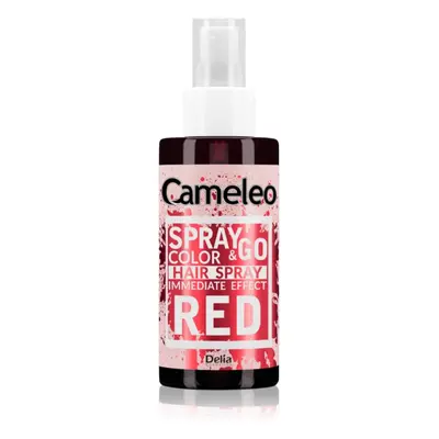 Delia Cosmetics Cameleo Spray & Go színező hajspray árnyalat Red 150 ml