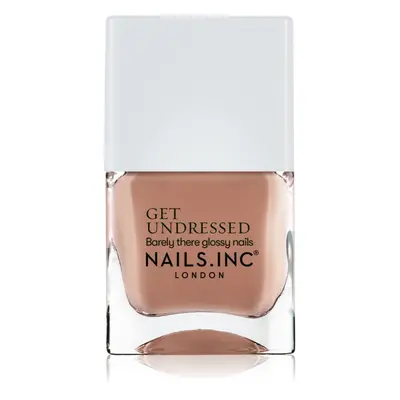 Nails Inc. Get Undressed ápoló körömlakk árnyalat Better Naked 14 ml