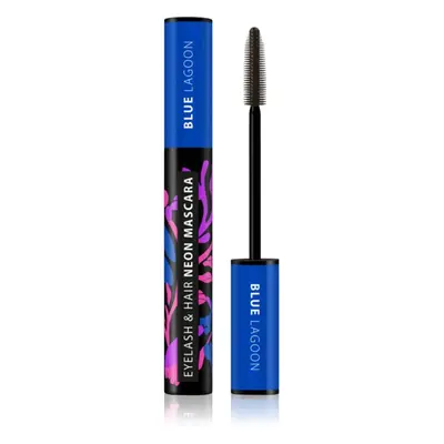 Dermacol Neon Eyelash & Hair szempillaspirál árnyalat Blue Lagoon 9 ml