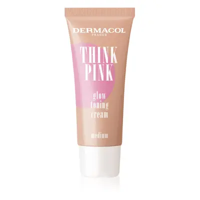 Dermacol Think Pink bőrvilágosító tonizáló krém árnyalat 02 Medium 30 ml