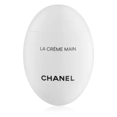 Chanel La Crème Main hidratáló krém kézre és körmökre bőrvilágosító hatással 50 ml