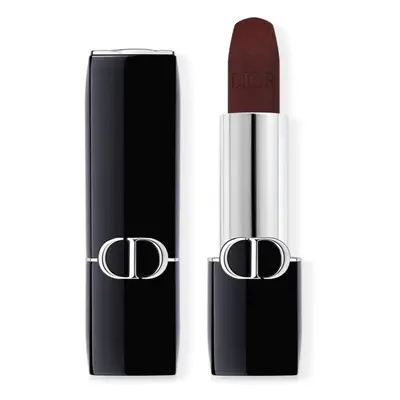 DIOR Rouge Dior Balm hidratáló ajakbalzsam utántölthető árnyalat 001 Diormidnight 3,2 g