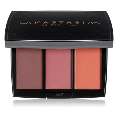 Anastasia Beverly Hills Blush Trio arcpirosító paletta árnyalat Berry Adore 9 g