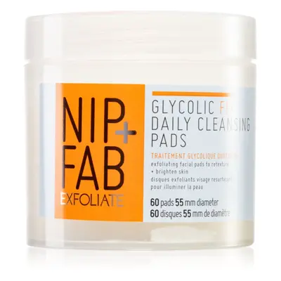 NIP+FAB Glycolic Fix tisztító vattakorong 60 db