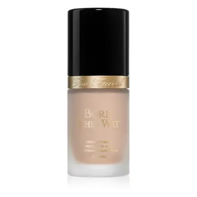 Too Faced Born This Way Flawless Coverage Natural Finish Foundation fedő hatású alapozó természe