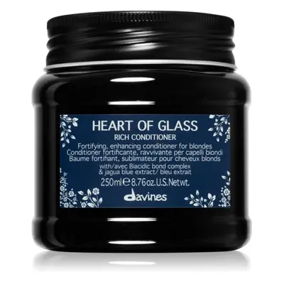 Davines Heart of Glass Rich Conditioner erősítő kondicionáló szőke hajra 250 ml