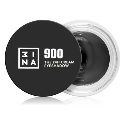 3INA The 24H Cream Eyeshadow krémes szemhéjfestékek árnyalat 900 Black 3 ml