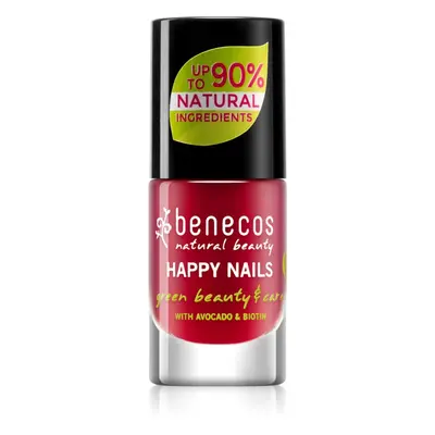 Benecos Happy Nails ápoló körömlakk árnyalat Vintage Red 5 ml