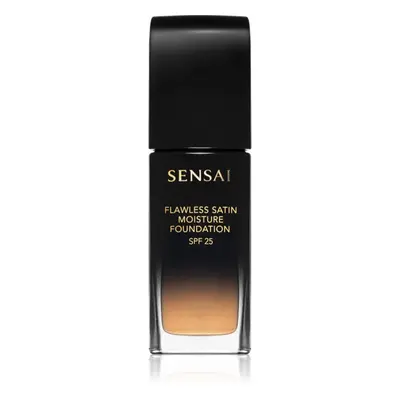 Sensai Flawless Satin Moisture Foundation folyékony make-up SPF 25 árnyalat 205 Mocha Beige 30 m