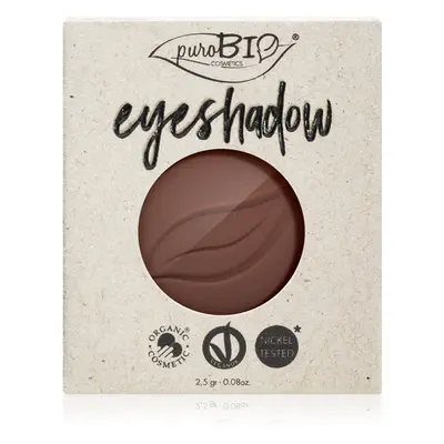 puroBIO Cosmetics Compact Eyeshadows szemhéjfesték utántöltő árnyalat 03 Brown 2,5 g