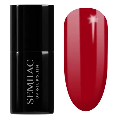 Semilac UV Hybrid Hottie géles körömlakk árnyalat 027 Intense Red 7 ml