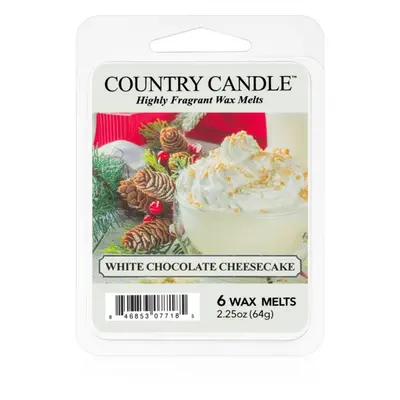 Country Candle White Chocolate Cheesecake illatos viasz aromalámpába 64 g