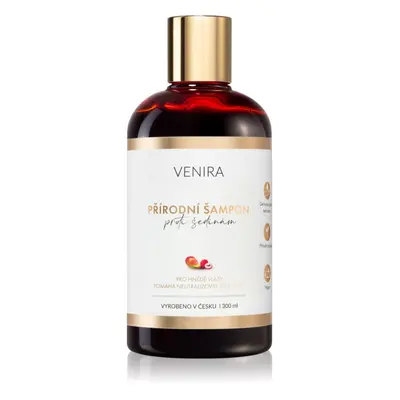 Venira Shampoo for Greying Hair természetes sampon a barna árnyalatú hajra illattal Mango and Ly