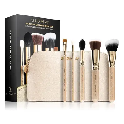 Sigma Beauty Brush Set Radiant Glow Utazó ecsetkészlet táskával