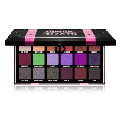 Jeffree Star Cosmetics Gothic Beach Palette professzionális szemhéjfesték paletta 18x1,5 g