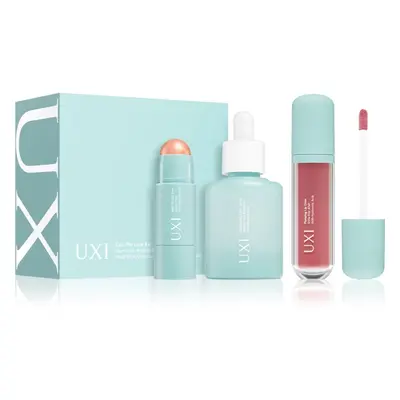 UXI BEAUTY Face the Glow Kit szett a ragyogó arcbőrért Blushing pink 4 db