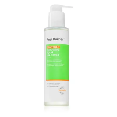 Real Barrier Control-T tisztító hab zsíros és problémás bőrre 190 ml