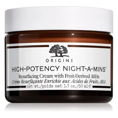 Origins High-Potency Night-A-Mins™ Resurfacing Cream With Fruit-Derived AHAs regeneráló éjszakai