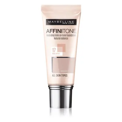 MAYBELLINE NEW YORK Affinitone hidratáló alapozó árnyalat 17 Rose Beige 30 ml