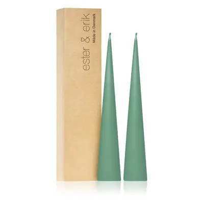 ester & erik cone candles cool mint (no. 55) gyertya 2x25 cm