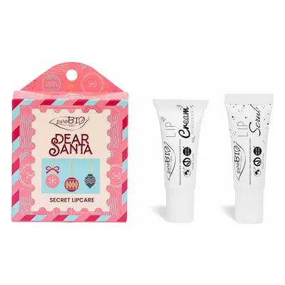 puroBIO Cosmetics Dear Santa SECRET ajándékszett az ajkakra 2 db