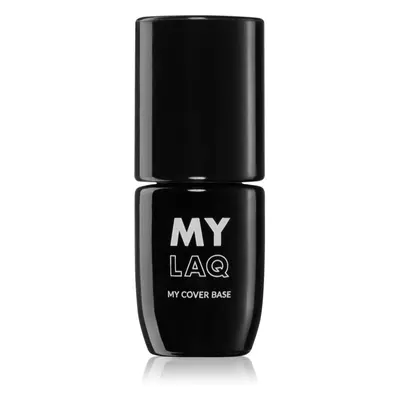 MYLAQ My Base Cover Base bázis lakk zselés műkörömhöz árnyalat Natural Rose 5 ml