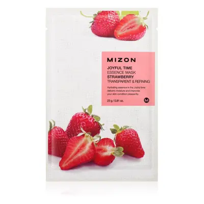 Mizon Joyful Time Strawberry arcmaszk bőrpuhító hatással 23 g