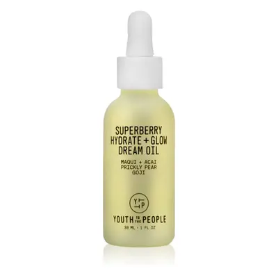 Youth To The People Superberry Hydrate + Glow Dream Oil bőrélénkítő és hidratáló olaj 30 ml