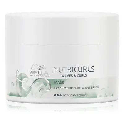 Wella Professionals Nutricurls Waves & Curls kisimító maszk a hullámos és göndör hajra 150 ml