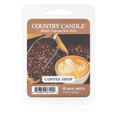 Country Candle Coffee Shop illatos viasz aromalámpába 64 g