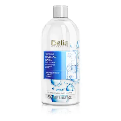 Delia Cosmetics Micellar Water Hyaluronic Acid micellás hidratáló víz 500 ml