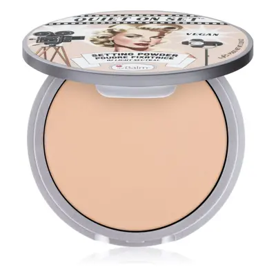 theBalm Quiet on Set mattító púder árnyalat 02 Light Neutral 8 g