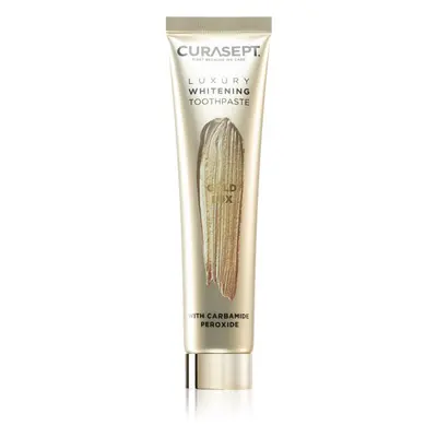 Curasept Gold Lux Toothpaste fehérítő fogkrém aktív szénnel 75 ml