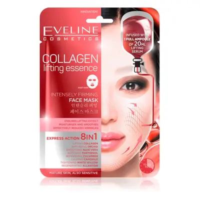 Eveline Cosmetics Sheet Mask Collagen kisimító és feszesítő maszk kollagénnel 1 db