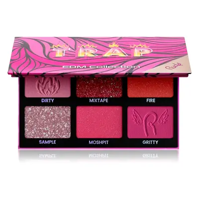 Rude Cosmetics EDM Collection szemhéjfesték paletta árnyalat Trap 6 g