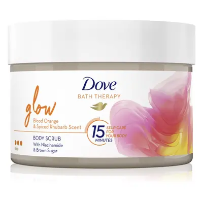 Dove Bath Therapy Glow intenzív test peeling Blood Orange & Rhubarb 295 ml