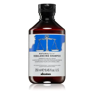 Davines Naturaltech Rebalancing Shampoo mélyen tisztító sampon a zsíros fejbőrre 250 ml