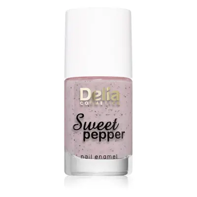 Delia Cosmetics Sweet Pepper Black Particles körömlakk árnyalat 03 Capri 11 ml