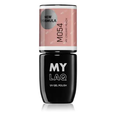 MYLAQ UV Gel Polish géles körömlakk árnyalat My Creamy Peach 5 ml