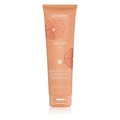 Echosline Argan mask tápláló maszk a puha és fénylő hajért Argán olajjal 300 ml