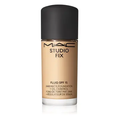 MAC Cosmetics Mini Studio Fix Fluid SPF 15 24HR Matte Foundation + Oil Control mattító alapozó S