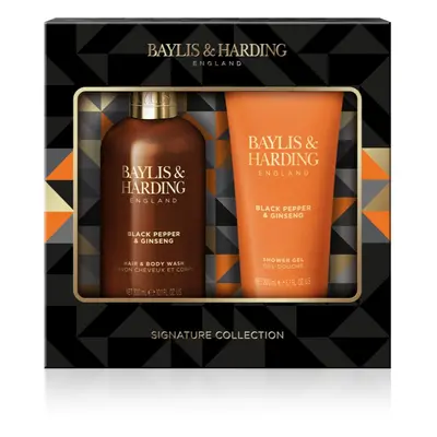 Baylis & Harding Black Pepper & Ginseng ajándékszett zuhanyba uraknak