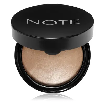 Note Cosmetique Baked Powder élénkítő kemencében sült púder árnyalat 02 Honey Warm 10 g