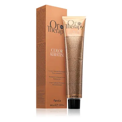 Fanola Oro Therapy Color Keratin hajfesték árnyalat Light Cheatnut Ash 5.1. 100 ml