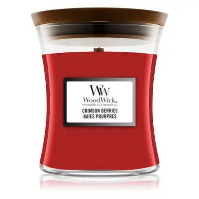 Woodwick Crimson Berries illatgyertya fa kanóccal 85 g