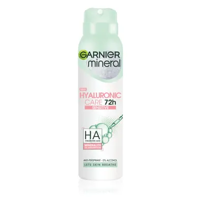 Garnier Mineral Hyaluronic Care izzadásgátló spray az érzékeny bőrre 150 ml