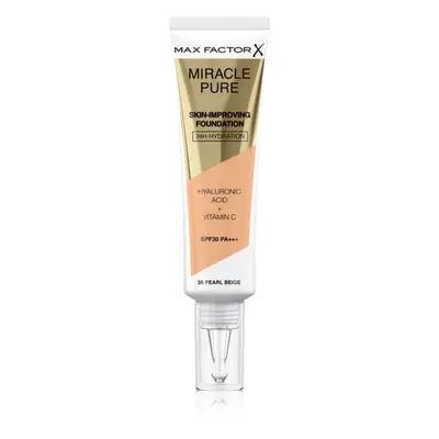 Max Factor Miracle Pure Skin tartós alapozó SPF 30 árnyalat 35 Pearl Beige 30 ml