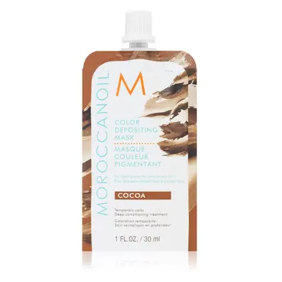 Moroccanoil Color Depositing gyengéd tápláló maszk tartós színes pigmentekkel Cocoa 30 ml