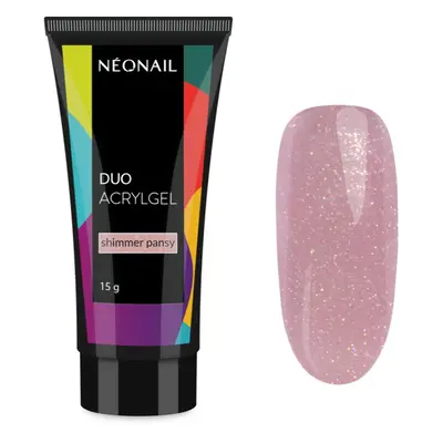 NEONAIL Duo Acrylgel Shimmer Pansy gél körömépítésre 15 g