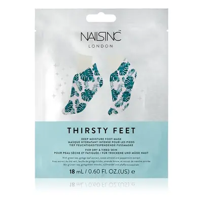 Nails Inc. Thirsty Feet hidratáló maszk lábakra 18 ml